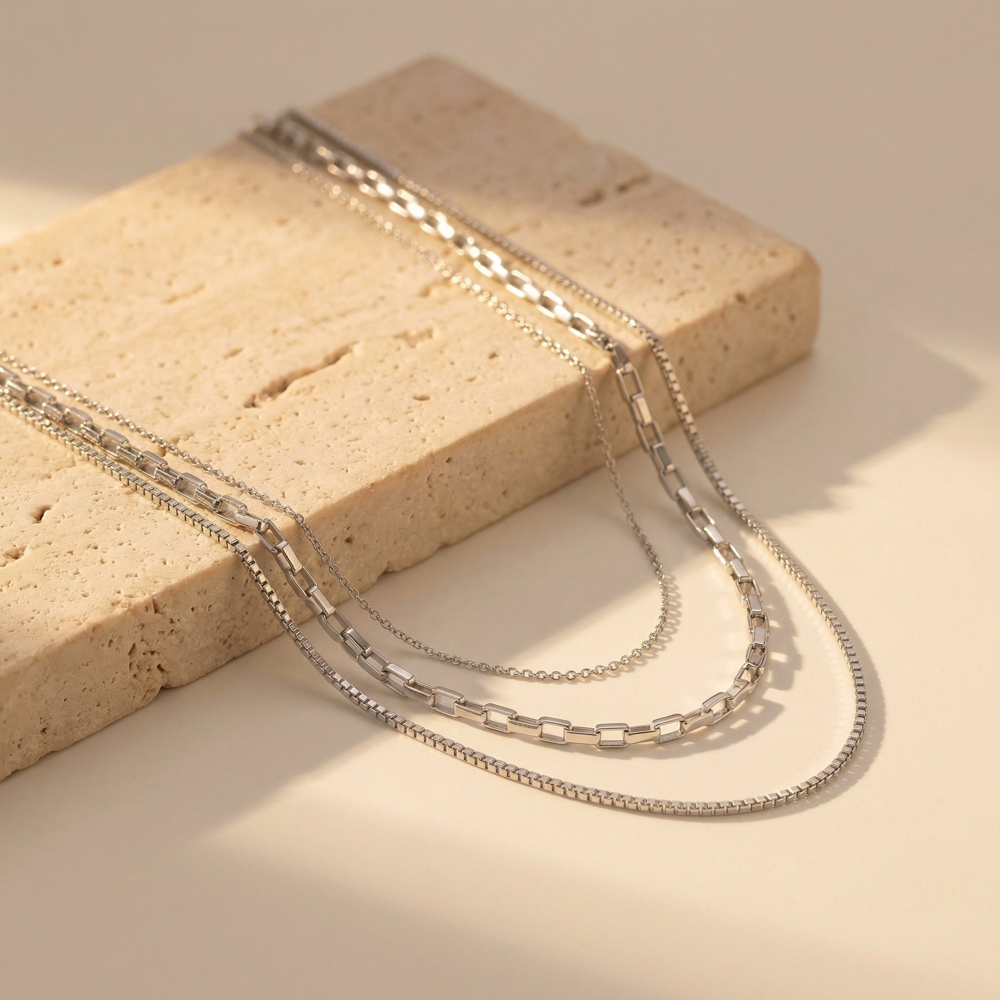 Triple Chain Necklace