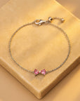 Blush Bow Bracelet