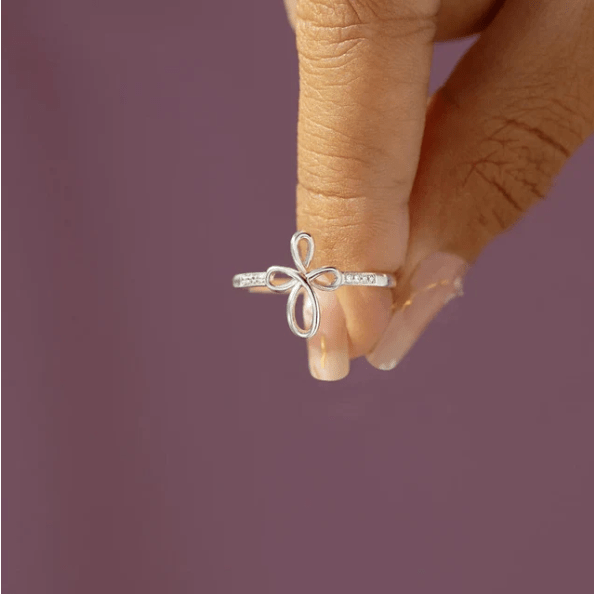 Hollow Cross Ring - Kallesia