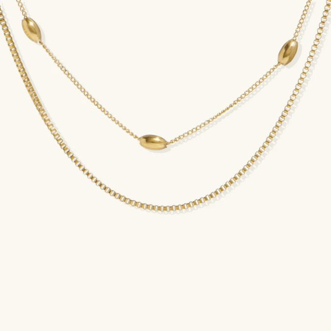 Maize Layered Necklace - Kallesia