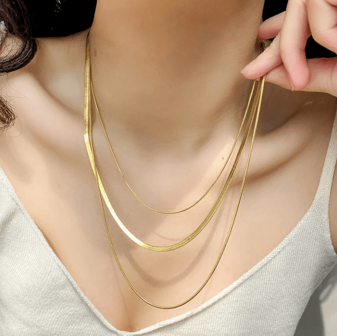 Naomi Triple Necklace - Kallesia
