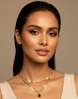 Lisa Double Layered Chain Necklace