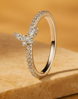 Crystal Butterfly Ring