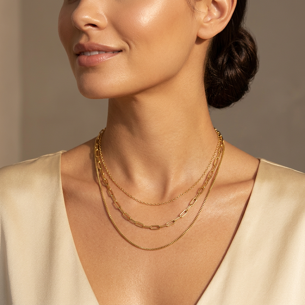 Triple Chain Necklace