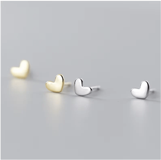 Remi Heart Stud Earrings - Kallesia