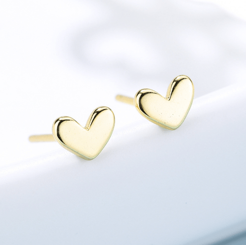 Remi Heart Stud Earrings - Kallesia