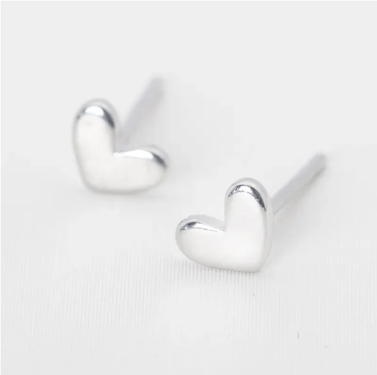 Remi Heart Stud Earrings - Kallesia