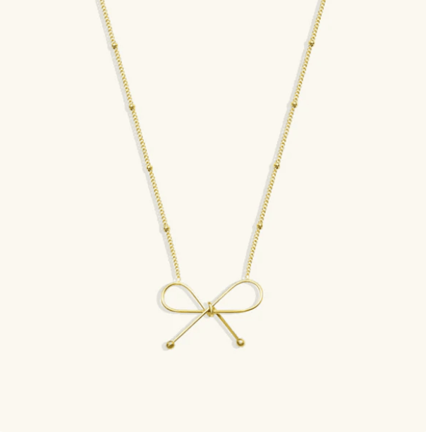 Sabrina Bow Necklace - Kallesia