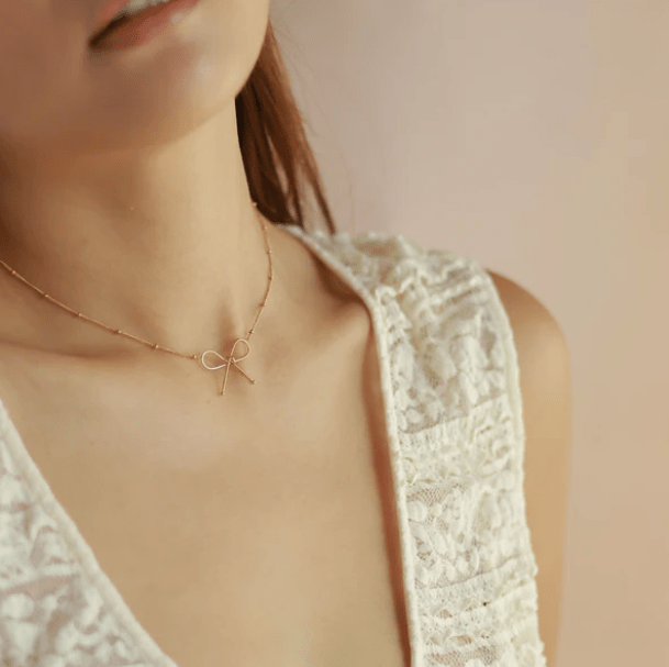 Sabrina Bow Necklace - Kallesia