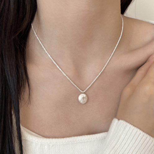 Sia Pearl Sparkle Necklace - Kallesia