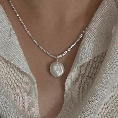 Sia Pearl Sparkle Necklace - Kallesia