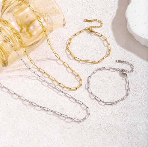 Tia Paperclip Necklace - Kallesia