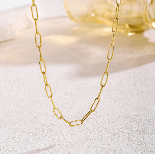 Tia Paperclip Necklace - Kallesia