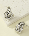 Twisted Hoop Earrings - Kallesia