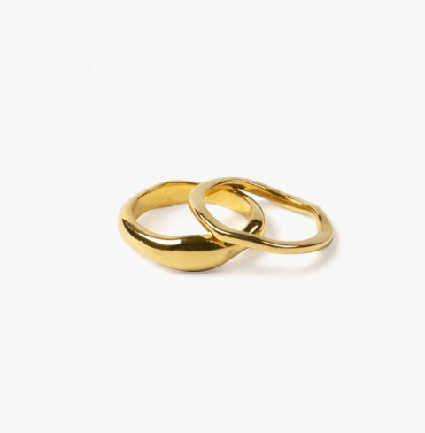 Wavy Stacker Ring - Kallesia