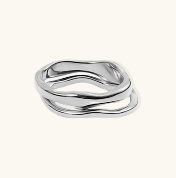 Wavy Stacker Ring - Kallesia
