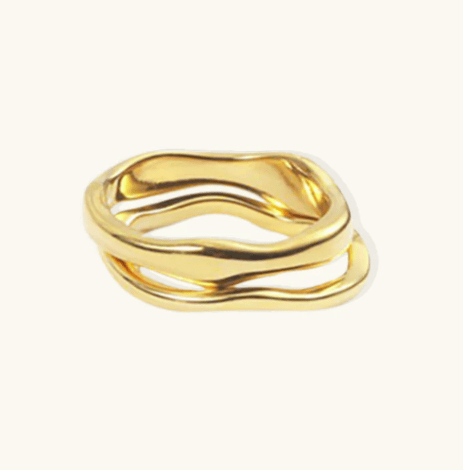 Wavy Stacker Ring - Kallesia