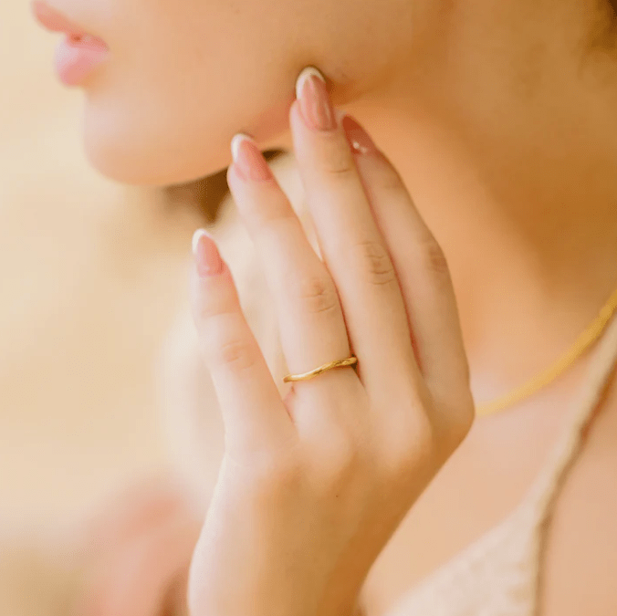 Wavy Stacker Ring - Kallesia
